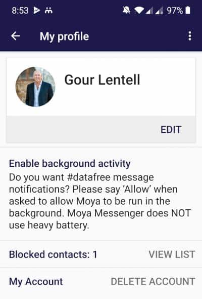 Notifications and message delivery - MoyaApp